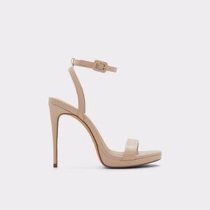 Aldo Women's White Strappy Heels